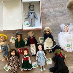Wizard of Oz Effanbee Vintage Doll Collection with original tags